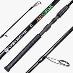 Cheapest 🔔 Dark Matter Psychedelic Inshore Spinning Rods Color Black 🔔